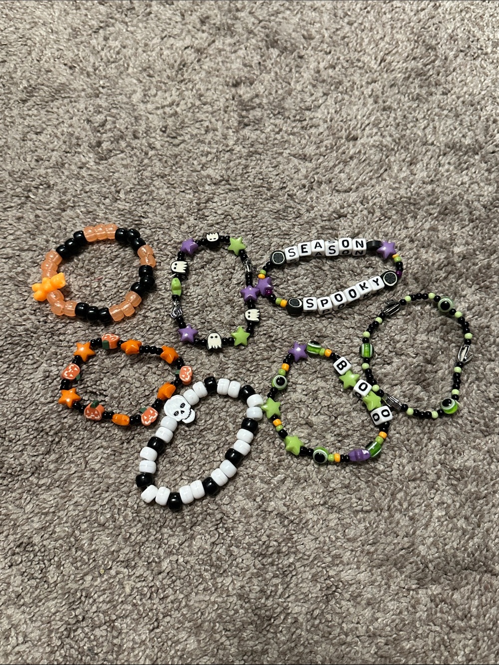 Spooky Beaded Bracelet Bundle
